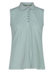 CMP Funkcyjny top polo w kolorze miętowym rozmiar: 40. Niebieskie topy CMP, bez wzorów, z materiału, bez kołnierzyka, bez ramiączek. Za 60.95 zł.