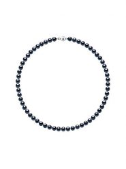 Mitzuko Naszyjnik perłowy w kolorze tahiti - dł. 42 cm rozmiar: onesize. Czarne naszyjniki Mitzuko, z materiału, z perłą, srebrne. Za 347.99 zł.