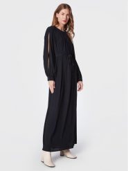 Peserico Sukienka koktajlowa E02361A Granatowy Regular Fit. Niebieskie sukienki Peserico, bez wzorów, z wiskozy, wizytowe, bez kołnierzyka, bez ramiączek. Za 1,649.00 zł.