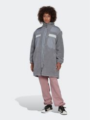 Adidas Kurtka przejściowa Sherpa HK5256 Szary Relaxed Fit. Szare kurtki adidas, bez wzorów, z syntetyku, bez kaptura. Za 399.99 zł.