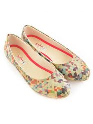 Goby Skórzane baleriny w kolorze beżowym ze wzorem rozmiar: 38. Brązowe baleriny Goby, bez wzorów, bez obcasa, bez zapięcia. Za 152.62 zł.