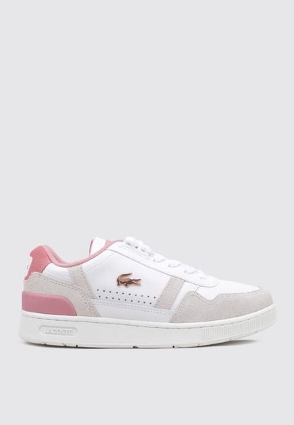 Damskie tenisówki Lacoste. Białe trampki Lacoste, bez wzorów, z gumy, biznesowe, przed kostkę, bez zapięcia. Za 731.99 zł.