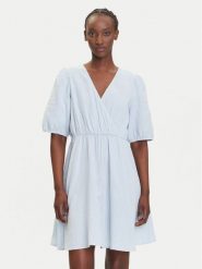 Pieces Sukienka letnia Sastina 17156475 Błękitny Regular Fit. Niebieskie sukienki Pieces, xl, bez wzorów, z bawełny, bez kołnierzyka, bez ramiączek. Za 179.99 zł.