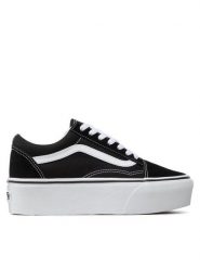 Vans Tenisówki Old Skool Stac VN0A7Q5M6BT1 Czarny. Czarne trampki Vans, bez wzorów, z materiału, bez zapięcia. Za 229.99 zł.