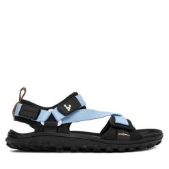 Sandały Vivo Barefoot. Niebieskie sandały Vivo Barefoot, bez wzorów, sportowe, bez obcasa, bez zapięcia. Za 549.99 zł.