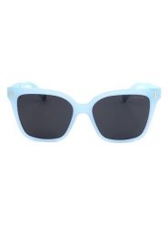 Polaroid Damskie okulary przeciwsłoneczne w kolorze błękitno-czarnym rozmiar: 54. Czarne okulary przeciwsłoneczne Polaroid, bez wzorów, z tworzywa sztucznego, szklane. Za 124.95 zł.