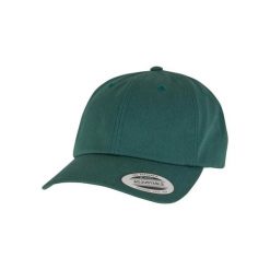 Czapka z daszkiem Flexfit Low Profile. Niebieskie czapki z daszkiem FLEXFIT, bez wzorów, z bawełny, eleganckie. Za 117.00 zł.
