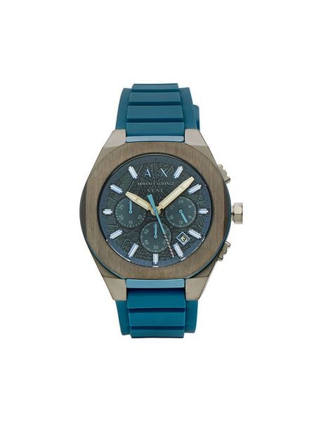 Armani Exchange Zegarek Sync AX4291 Granatowy. Niebieskie zegarki Armani Exchange. Za 759.99 zł.