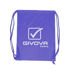 Worek na buty Givova Sacchetto. Fioletowe buty treningowe Givova, bez wzorów, z materiału, bez zapięcia, na fitness i siłownię. Za 26.99 zł.