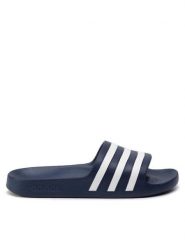 Adidas Klapki adilette Aqua F35542 Granatowy. Niebieskie klapki adidas, bez wzorów, z tworzywa sztucznego, sportowe, bez obcasa, bez zapięcia. Za 119.99 zł.