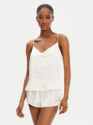 Juicy Couture Koszulka piżamowa JCLCT125511 Écru Regular Fit. Koszule nocne Juicy Couture, l, bez wzorów, z syntetyku, bez ramiączek. Za 119.99 zł.