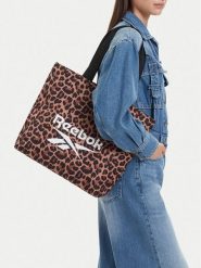 Reebok Torebka CWBEO-RBK-B-007-10 Brązowy. Brązowe shopper bag Reebok, bez wzorów, z materiału, bez dodatków. Za 119.99 zł.