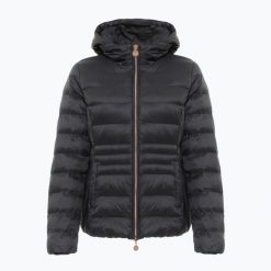 Kurtka damska EA7 Emporio Armani Train Core Plus Eco Down Medium Padded. Czarne kurtki EA7 Emporio Armani, xs, bez wzorów, z materiału, eleganckie, bez kaptura. Za 769.99 zł.