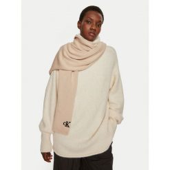 Szalik Calvin Klein. Czerwone szaliki i kominy Calvin Klein, bez wzorów. Za 299.99 zł.
