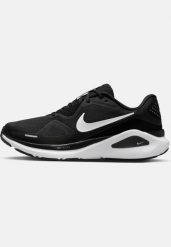Buty do biegania Nike Structure 26 Kobieta Czarny. Czarne buty do biegania Nike, bez wzorów, z gumy, bez zapięcia, do biegania. Za 658.50 zł.