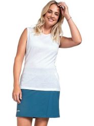 Schöffel Top funkcyjny "Vietas" w kolorze białym rozmiar: 44. Białe topy Schöffel, bez wzorów, bez kołnierzyka, bez ramiączek. Za 69.99 zł.