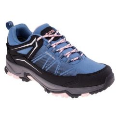 Wygodne Buty Damskie Dolmar. Czarne buty trekkingowe Hi-tec, bez zapięcia. Za 246.99 zł.