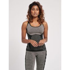 Damski tank top Hummel Clea. Szare biustonosze Hummel, bez wzorów. Za 191.00 zł.