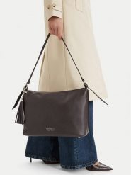 Nine West Torebka CEO-PRINCE STAR-LDA9530 Brązowy. Brązowe torebki klasyczne Nine West, bez wzorów, ze skóry, retro, bez dodatków. Za 229.99 zł.