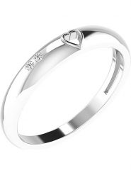 Vittoria Jewels Złoty pierścionek z diamentami rozmiar: 58. Szare pierścionki Vittoria Jewels, z diamentem, złote. Za 948.99 zł.