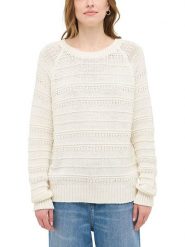 Mustang Sweter w kolorze kremowym rozmiar: XL. Brązowe swetry Mustang, xl, bez wzorów, ze splotem, bez ramiączek. Za 218.57 zł.