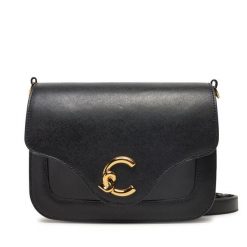 Torebka Coccinelle. Czarne listonoszki Coccinelle, bez wzorów, bez dodatków. Za 1,479.00 zł.