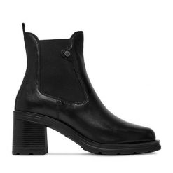 Botki G-Star. Czarne botki G-Star, bez wzorów, retro, bez obcasa, na słupku, bez zapięcia. Za 379.99 zł.