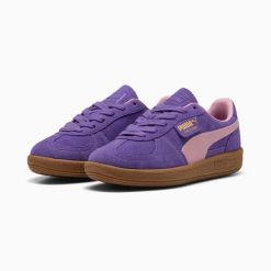 Puma Buty Palermo Jr 39727136. Fioletowe buty treningowe Puma, bez wzorów, z materiału, bez zapięcia, do piłki nożnej. Za 212.99 zł.
