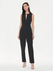 Rinascimento Kombinezon CFC0118335003 Czarny Regular Fit. Czarne sukienki Rinascimento, xl, bez wzorów, z syntetyku, bez kołnierzyka, bez ramiączek. Za 349.99 zł.