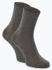 Marie Lund Skarpety pakowane po 2 szt. Kobiety Bawełna szary, 39-42. Szare skarpetki Marie Lund, bez wzorów, z bawełny. Za 29.95 zł.
