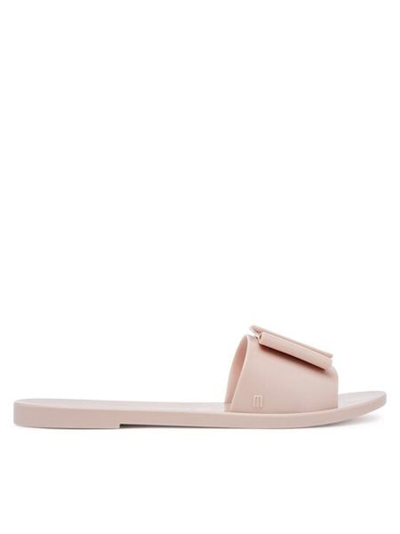 Melissa Klapki Babe AD 32944 Beżowy. Brązowe klapki Melissa, bez wzorów, z tworzywa sztucznego, bez obcasa, bez zapięcia. Za 219.99 zł.