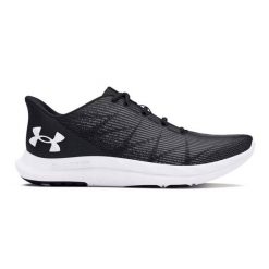 Buty Under Armour Charged Speed Swift 3027006-001 czarne. Czarne buty do biegania bez wzorów, z gumy, bez zapięcia, do biegania. Za 375.60 zł.