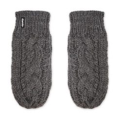 Rękawiczki Damskie Eisbär. Szare rękawiczki Eisbär, bez wzorów, sportowe. Za 149.99 zł.