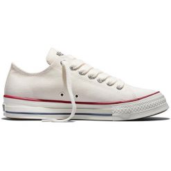 Buty sportowe Converse Chuck Taylor Throwback. Białe buty treningowe Converse, bez wzorów, z materiału, bez zapięcia. Za 590.00 zł.