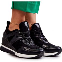 Vinceza Sportowe Damskie Buty Sneakersy Czarne Colli. Czarne buty treningowe VINCEZA, bez wzorów, ze skóry ekologicznej, bez zapięcia. Za 203.30 zł.