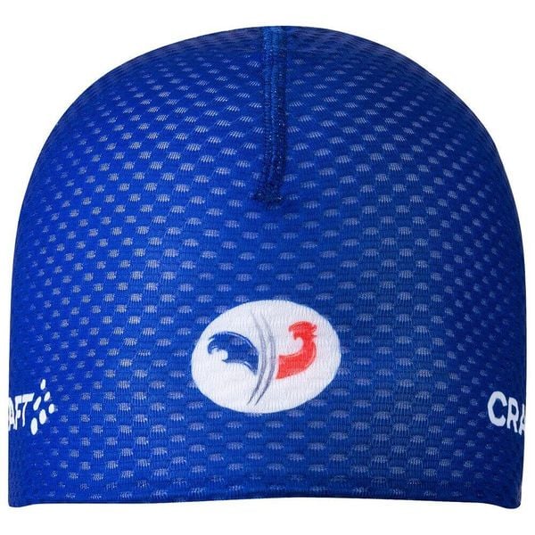 Czapka wyścigowa Craft FFS 2022. Niebieskie czapki zimowe Craft, bez wzorów, sportowe. Za 133.00 zł.