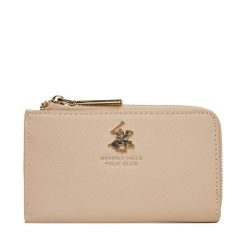 Portfel damski Beverly Hills Polo Club. Brązowe portfele Beverly Hills Polo Club, bez wzorów. Za 59.99 zł.