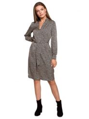 Stylove Sukienka w kolorze szarym rozmiar: XXL. Szare sukienki Stylove, xxl, bez wzorów, z tkaniny, bez kołnierzyka, bez ramiączek, midi. Za 132.05 zł.