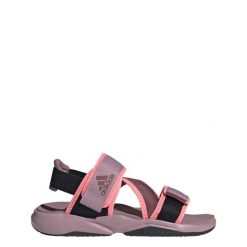 Sandały damskie adidas Terrex Sumra. Brązowe sandały adidas, bez wzorów, z materiału, klasyczne, bez obcasa, bez zapięcia. Za 160.65 zł.
