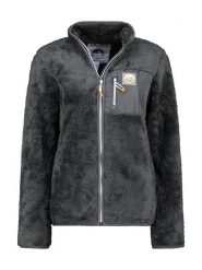 Geographical Norway Kurtka polarowa "Upecious" w kolorze ciemnoszarym rozmiar: S. Szare kurtki Geographical Norway, s, bez wzorów, z polaru, bez kaptura. Za 118.84 zł.