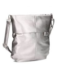 Zwei Torebka w kolorze srebrnym - 31 x 32 x 13 cm rozmiar: onesize. Szare torebki klasyczne Zwei, bez wzorów, z materiału, przez ramię, bez dodatków. Za 159.59 zł.