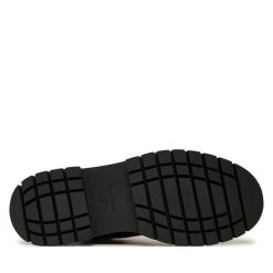 Botki Pepe Jeans. Brązowe botki Pepe Jeans, bez wzorów, z jeansu, bez obcasa, na płaskiej podeszwie, bez zapięcia. Za 329.99 zł.