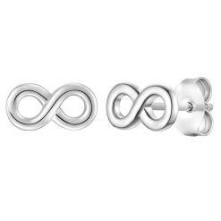 Rafaela Donata Kolczyki Infinity Srebro wysokiej próby Srebrny 1 ct Damski. Szare kolczyki Rafaela Donata, srebrne. Za 99.99 zł.