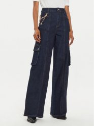 Gaudi Jeansy 421BD26014 Granatowy Wide Leg. Niebieskie jeansy Gaudi, bez wzorów, z bawełny. Za 719.99 zł.