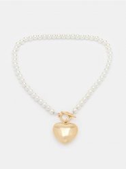 Naszyjnik z imitacją pereł - wielobarwny. Naszyjniki Sinsay. Za 15.99 zł.