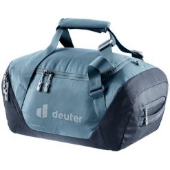 Torba Deuter Duffel 35 - atlantic/ink. Niebieskie torby sportowe Deuter, bez wzorów, z materiału, na ramię. Za 318.99 zł.