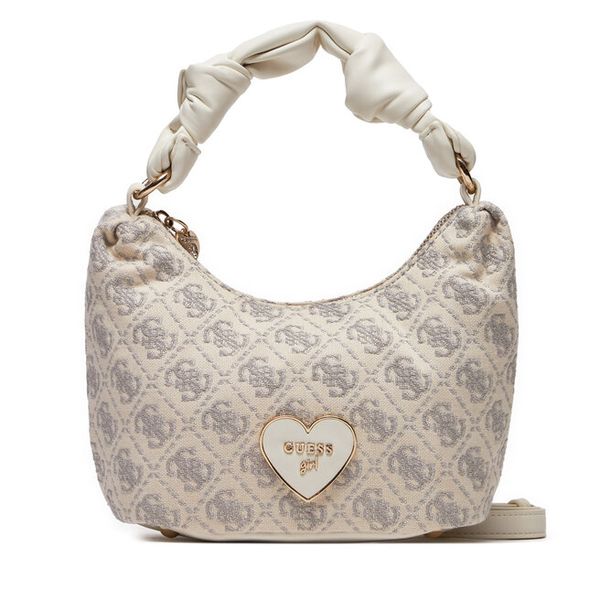 Torebka Guess. Brązowe listonoszki Guess, z aplikacjami, bez dodatków. Za 324.99 zł.