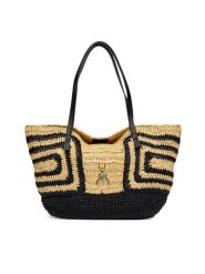 Patrizia Pepe Torebka 2B0130/V048-FB53 Beżowy. Brązowe torebki klasyczne Patrizia Pepe, bez wzorów, z syntetyku, bez dodatków. Za 1,669.00 zł.