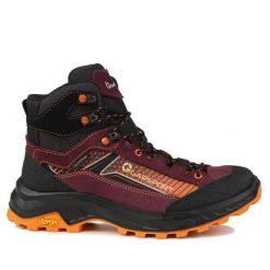 Buty damskie trekkingowe wodoodporne Garsport MIKENO MID. Czarne trekkingi GARSPORT, bez wzorów, bez zapięcia. W wyprzedaży za 258.00 zł.