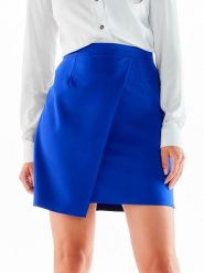 Awama Spódnica w kolorze niebieskim rozmiar: S. Niebieskie spódnice Awama, s, bez wzorów, mini. Za 132.05 zł.